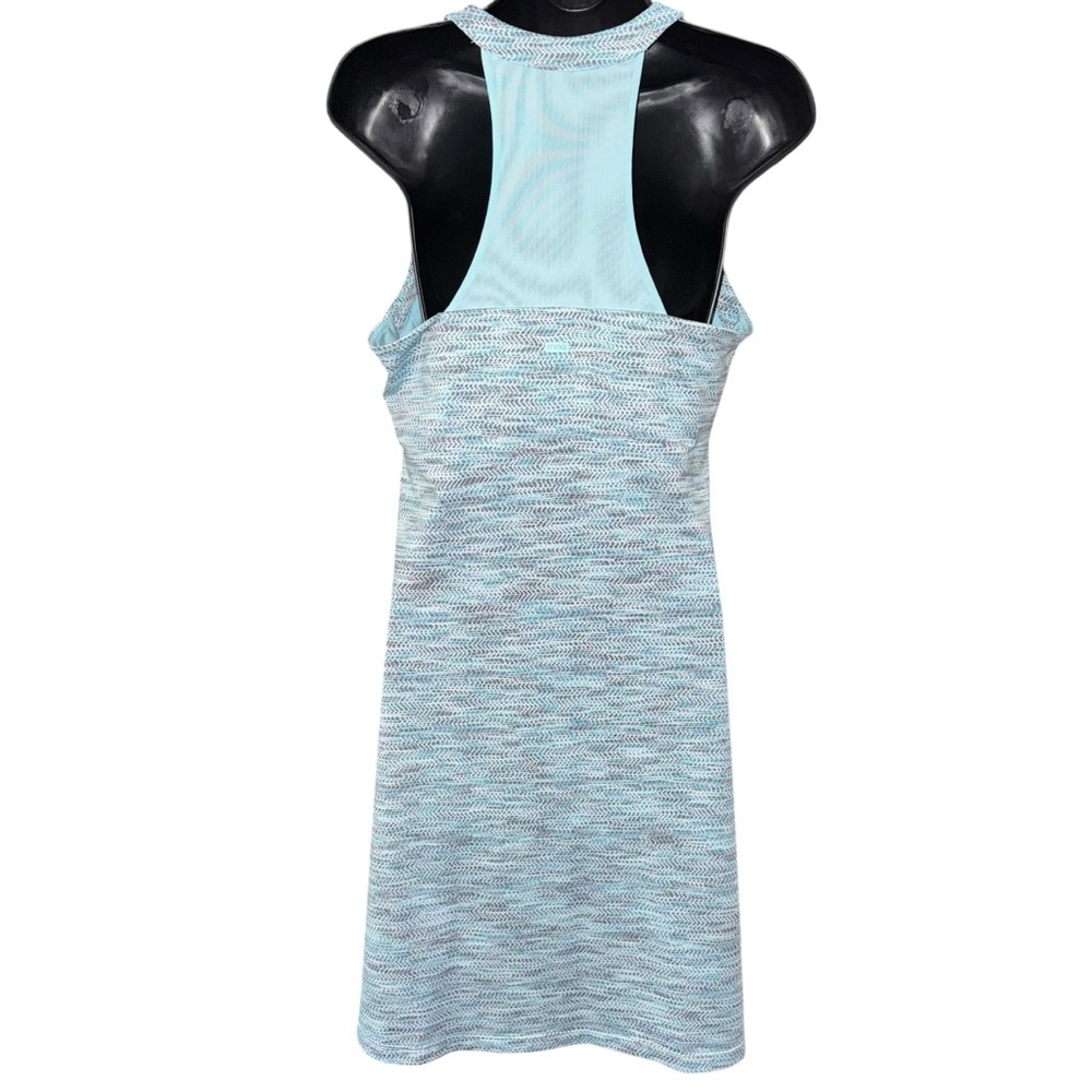 MPG Mondetta Athletic Dress Large Blue Racerback Activewear Sporty Built In Bra - Picture 3 of 8